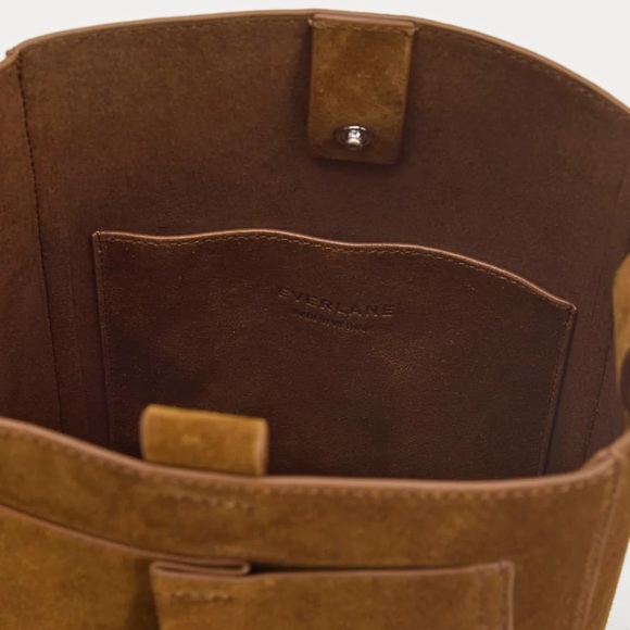 Everlane THE MINI STUDIO BAG Russet Suede NWT - Picture 6 of 7